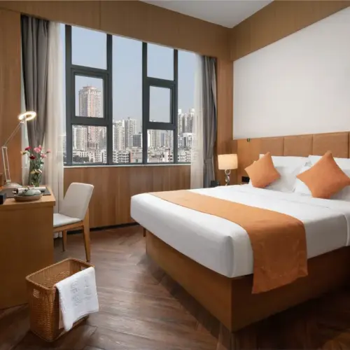 VIP-Business-Zimmer (Kung-Fu-Teeservice + Minikühlschrank)