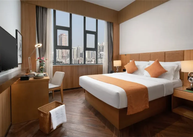 VIP-Business-Zimmer (Kung-Fu-Teeservice + Minikühlschrank)