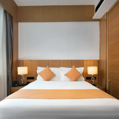 VIP-Business-Zimmer (Kung-Fu-Teeservice + Minikühlschrank)